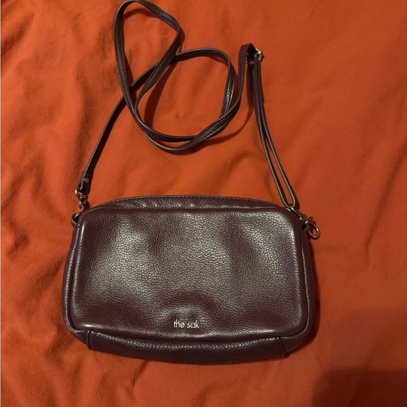 The Sak 100% Leather Burgundy Crossbody Bag - Picture 1 of 6